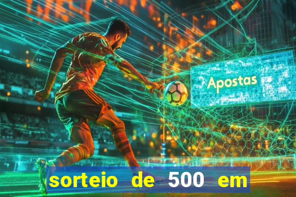 sorteio de 500 em cash toda segunda feira novibet como funciona